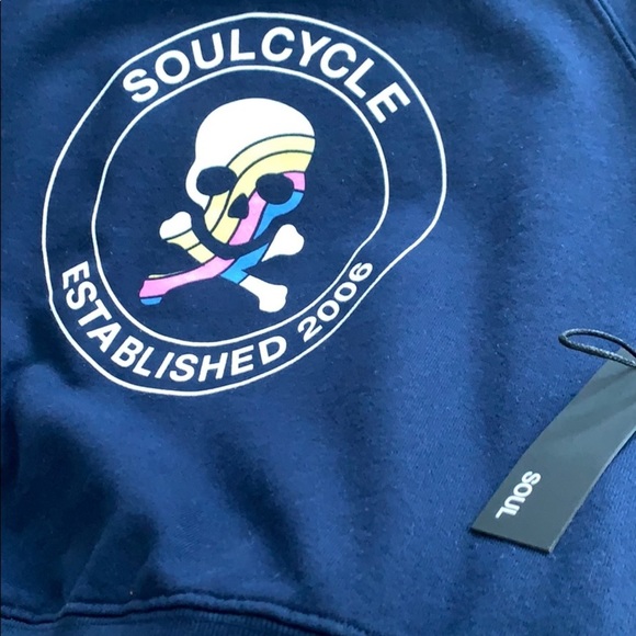 💕HP💕SoulCycle blue crewneck sweatshirt - Picture 4 of 8